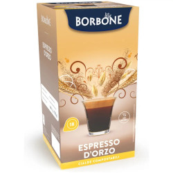 Caffè Borbone Orzo Coffee 18 Coffe Capsules Pods...
