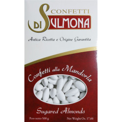 Sugared almonds from Sulmona - Classic with Almond, White...