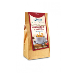 Hot Chocolate - Pepper and Cinnamon Flavor - 5x25g - 125g...