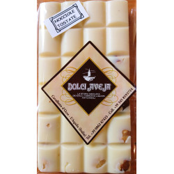 White Chocolate Bar with Italian Hazelnuts - 90 gr -...