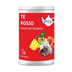 Tè Rosso Corpo del Desiderio, Barattolo con 15 Filtri...