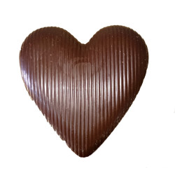 Cuore Cioccolato al Latte con Farro Soffiato - 200 gr -...
