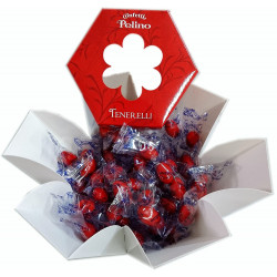 Confetti Pelino - Sugared Almonds "Ciocomandorla" - Red...