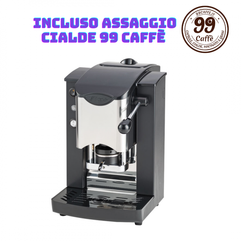 Macchina Caffe Cialda 44mm Faber Slot Total Inox Pro Telaio in Acciaio No  Vapor