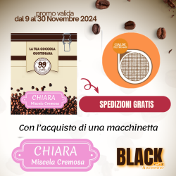 130 Cialde ESE 44mm - Chiara, Miscela Cremosa - 99 Caffè